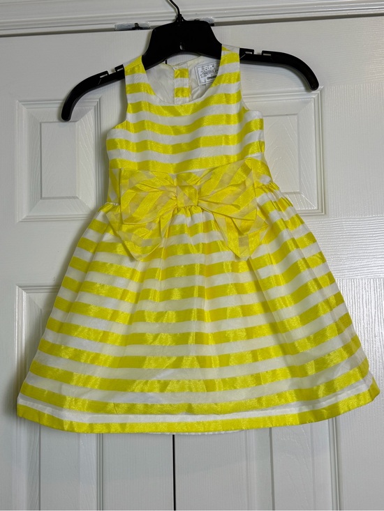 Gymboree Other - Girls Gymboree Yellow and White Striped Bow Party Dress-summer wedding